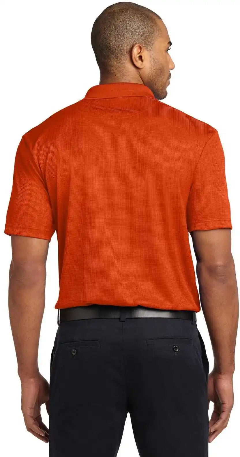 Port Authority K528 Performance Fine Jacquard Polo Autumn Orange