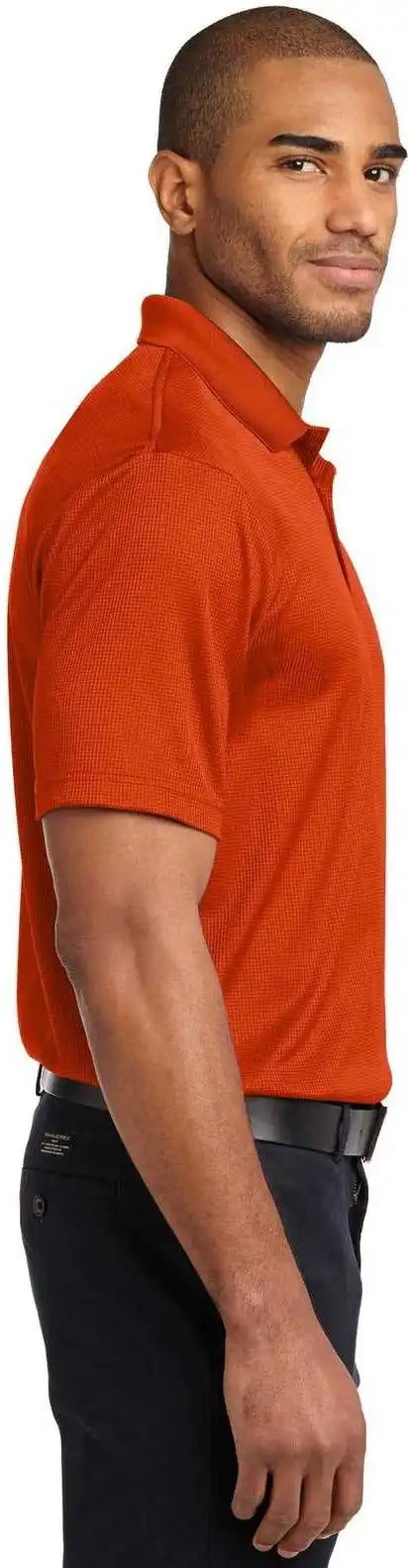 Port Authority K528 Performance Fine Jacquard Polo Autumn Orange
