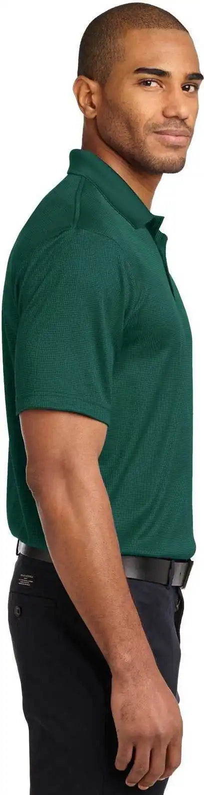 Port Authority K528 Performance Fine Jacquard Polo Green Glen