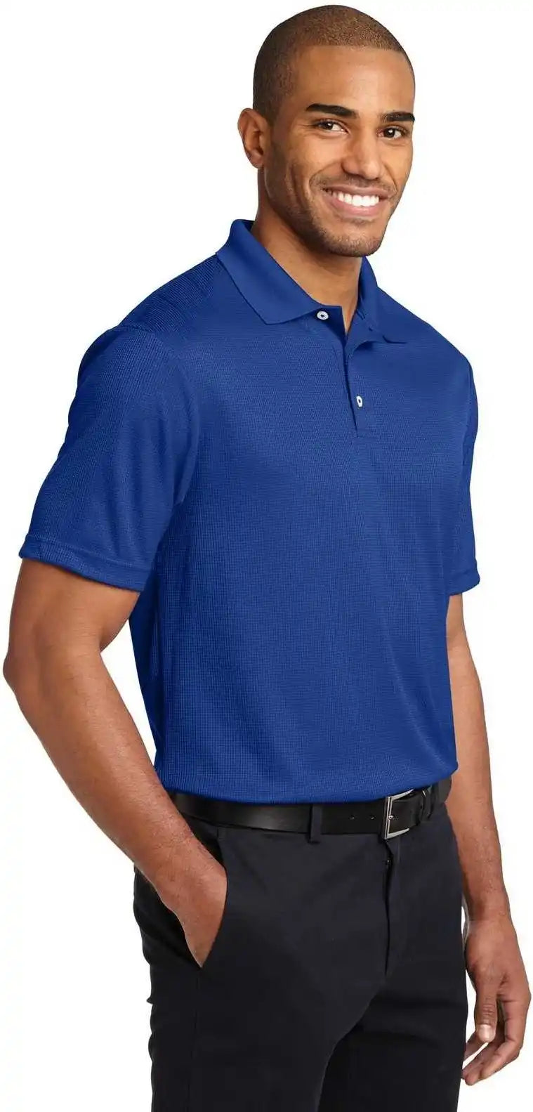 Port Authority K528 Performance Fine Jacquard Polo Hyper Blue