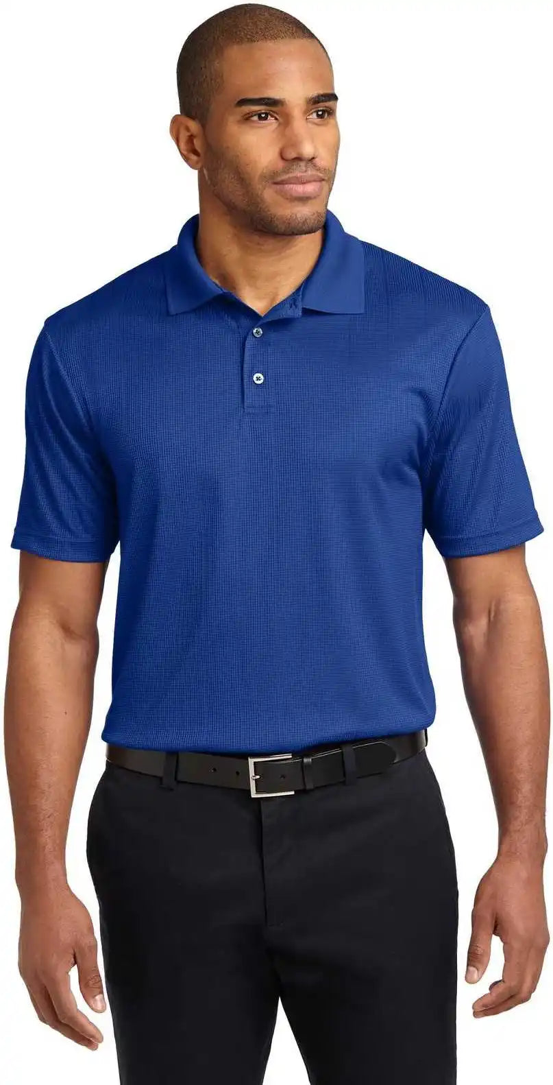 Port Authority K528 Performance Fine Jacquard Polo Hyper Blue