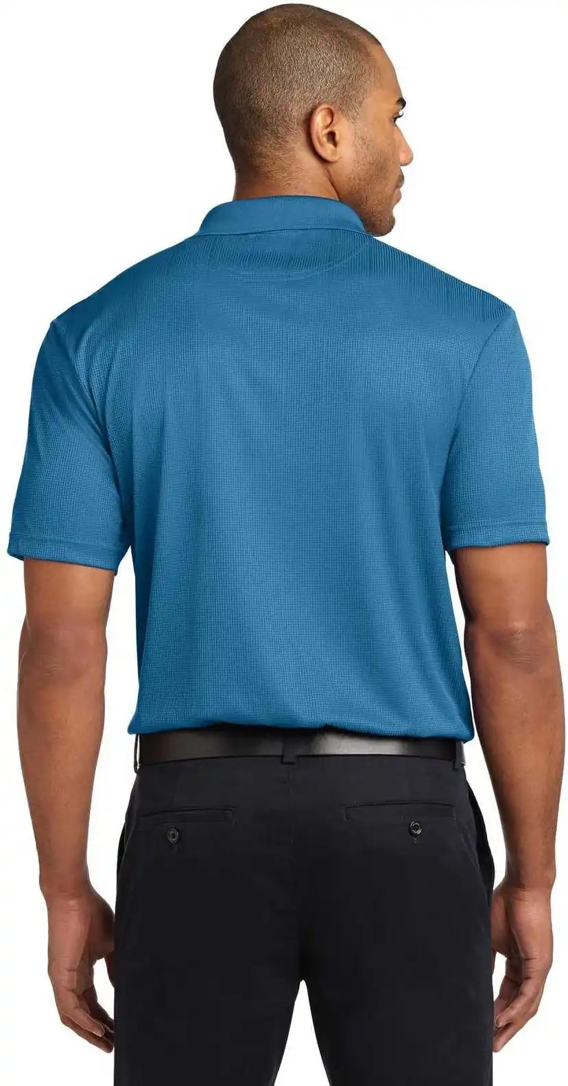 Port Authority K528 Performance Fine Jacquard Polo Ocean Blue