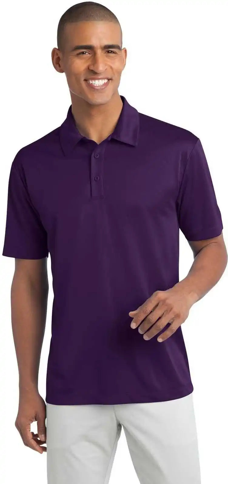 Port Authority K540 Silk Touch Performance Polo Bright Purple