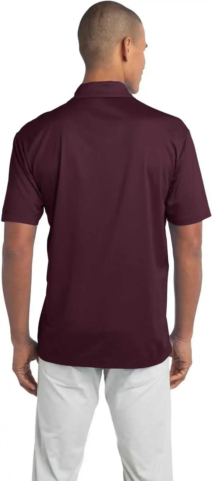 Port Authority K540 Silk Touch Performance Polo Maroon