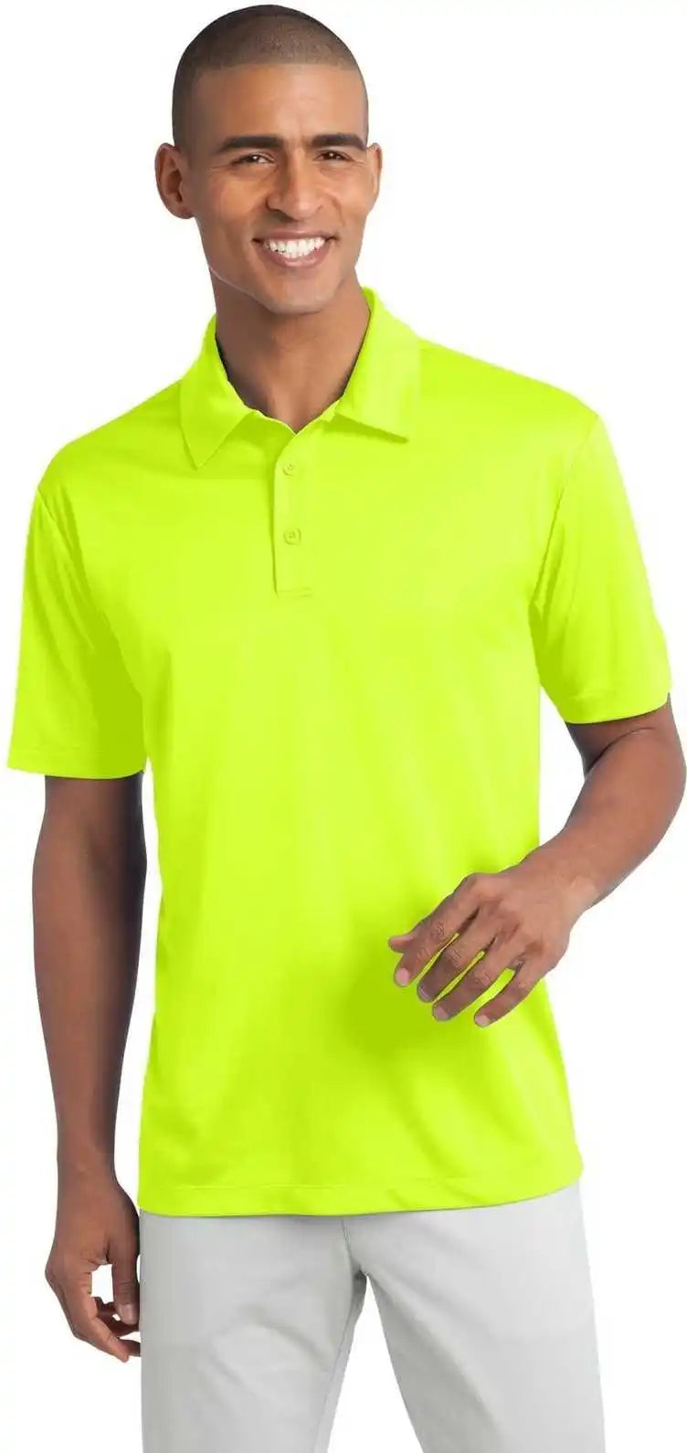 Port Authority K540 Silk Touch Performance Polo Neon Yellow