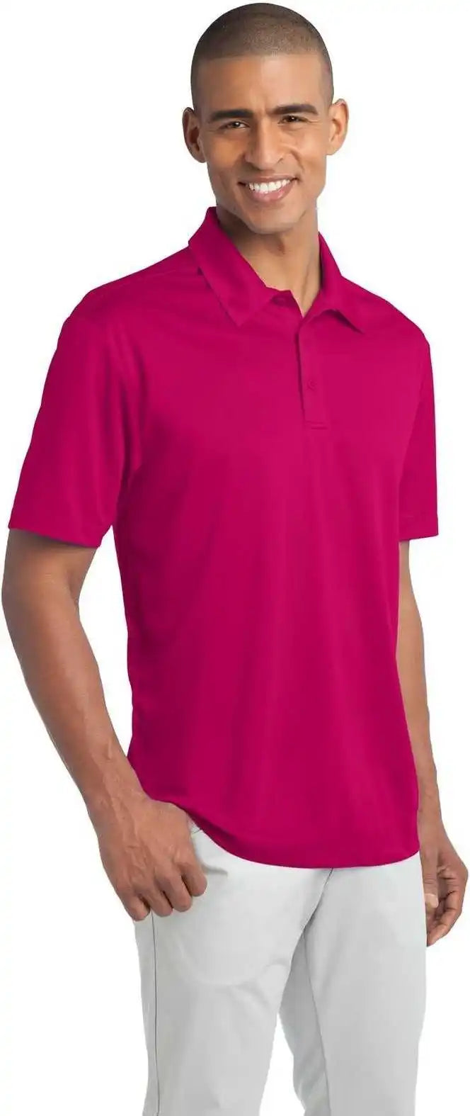 Port Authority K540 Silk Touch Performance Polo Pink Raspberry