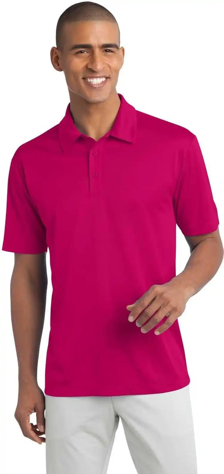 Port Authority K540 Silk Touch Performance Polo Pink Raspberry