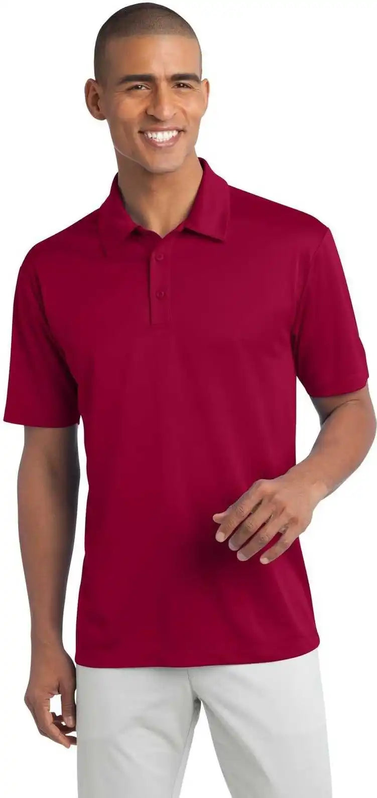 Port Authority K540 Silk Touch Performance Polo - Red