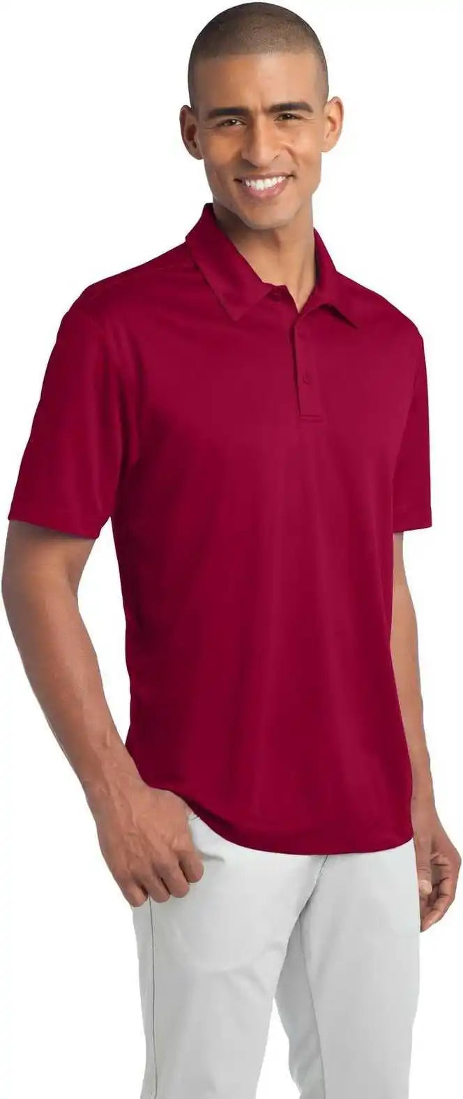 Port Authority K540 Silk Touch Performance Polo - Red