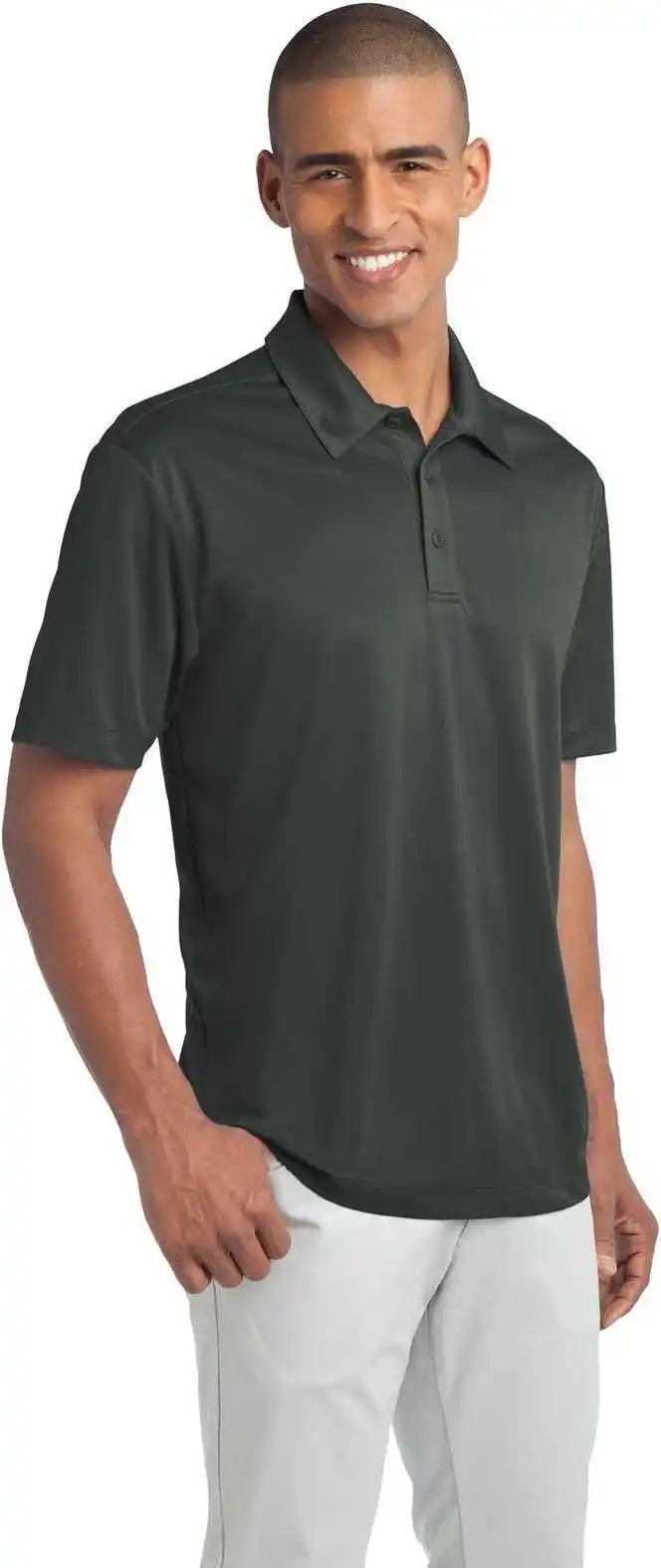 Port Authority K540 Silk Touch Performance Polo Steel Gray
