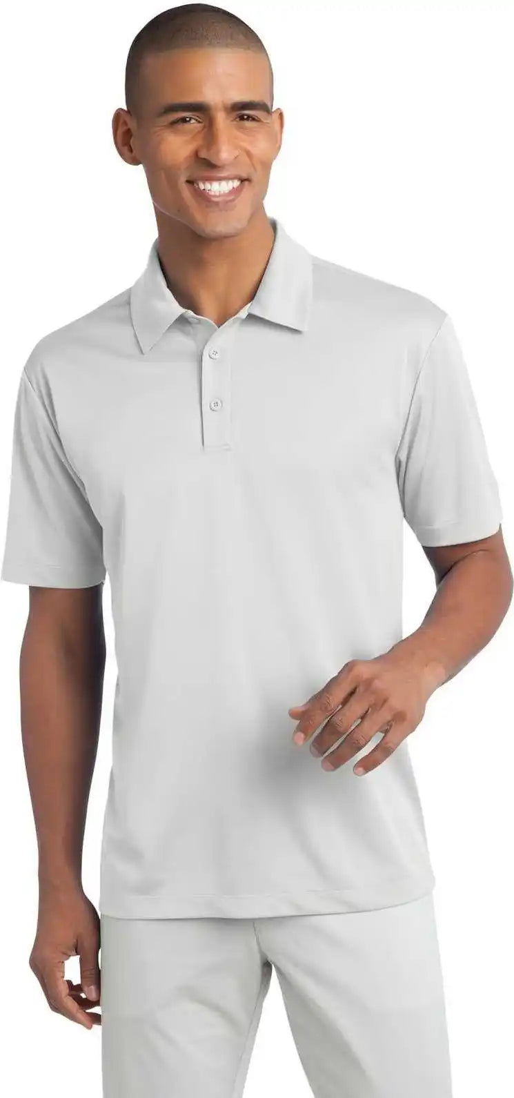 Port Authority K540 Silk Touch Performance Polo White