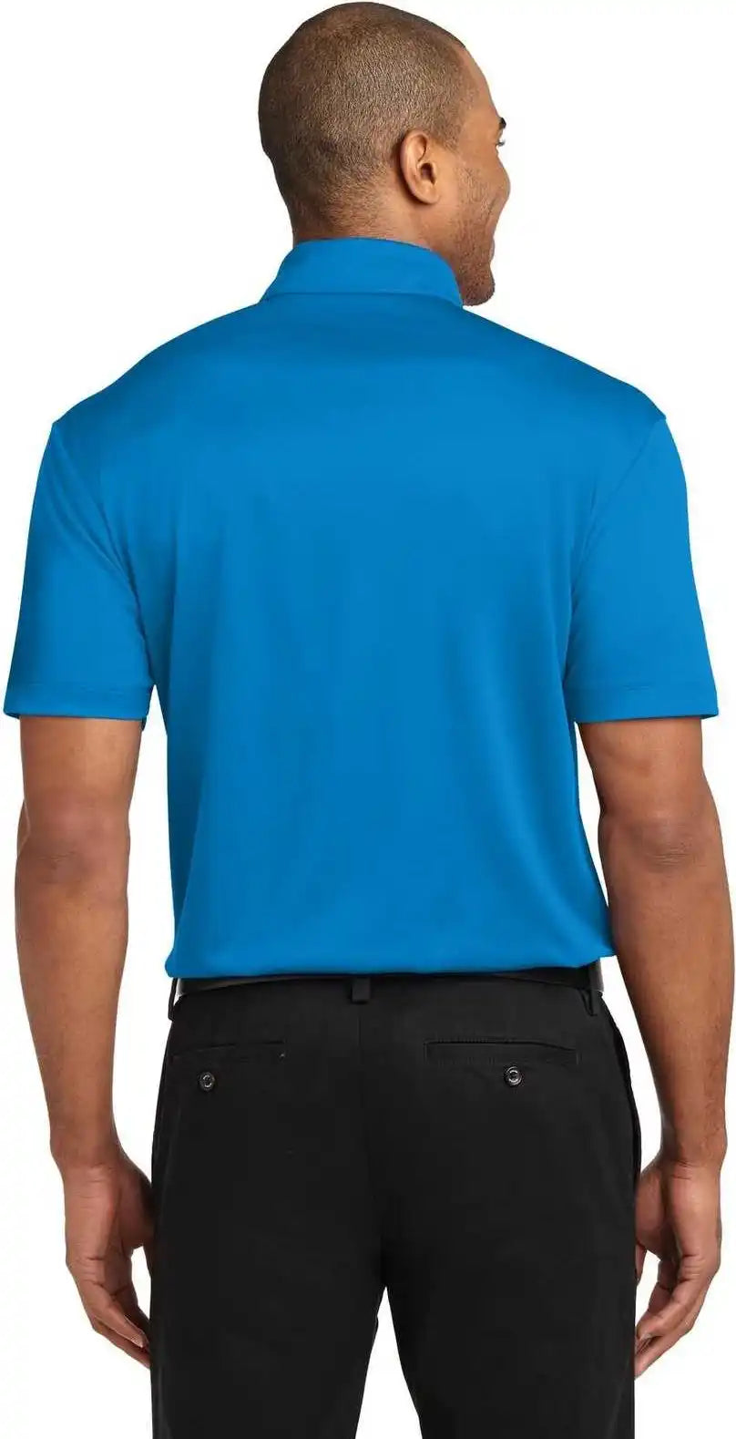 Port Authority K540p Silk Touch Performance Pocket Polo Brilliant Blue