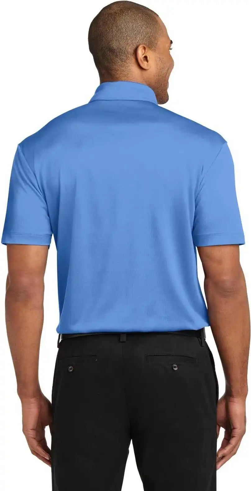 Port Authority K540p Silk Touch Performance Pocket Polo - Carolina Blue