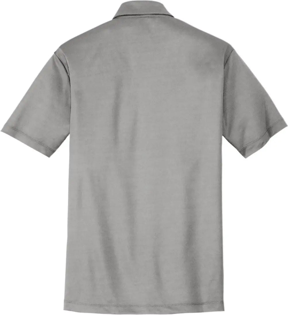 Port Authority K540p Silk Touch Performance Pocket Polo - Gusty Gray