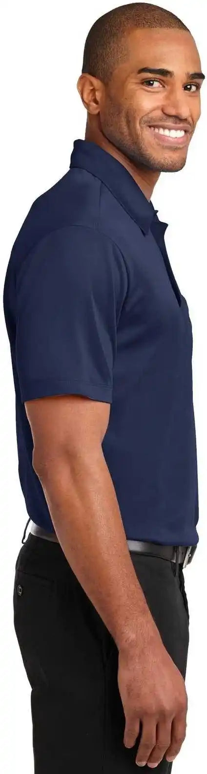 Port Authority K540p Silk Touch Performance Pocket Polo Navy