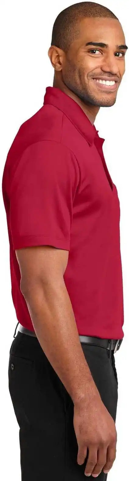 Port Authority K540p Silk Touch Performance Pocket Polo - Red