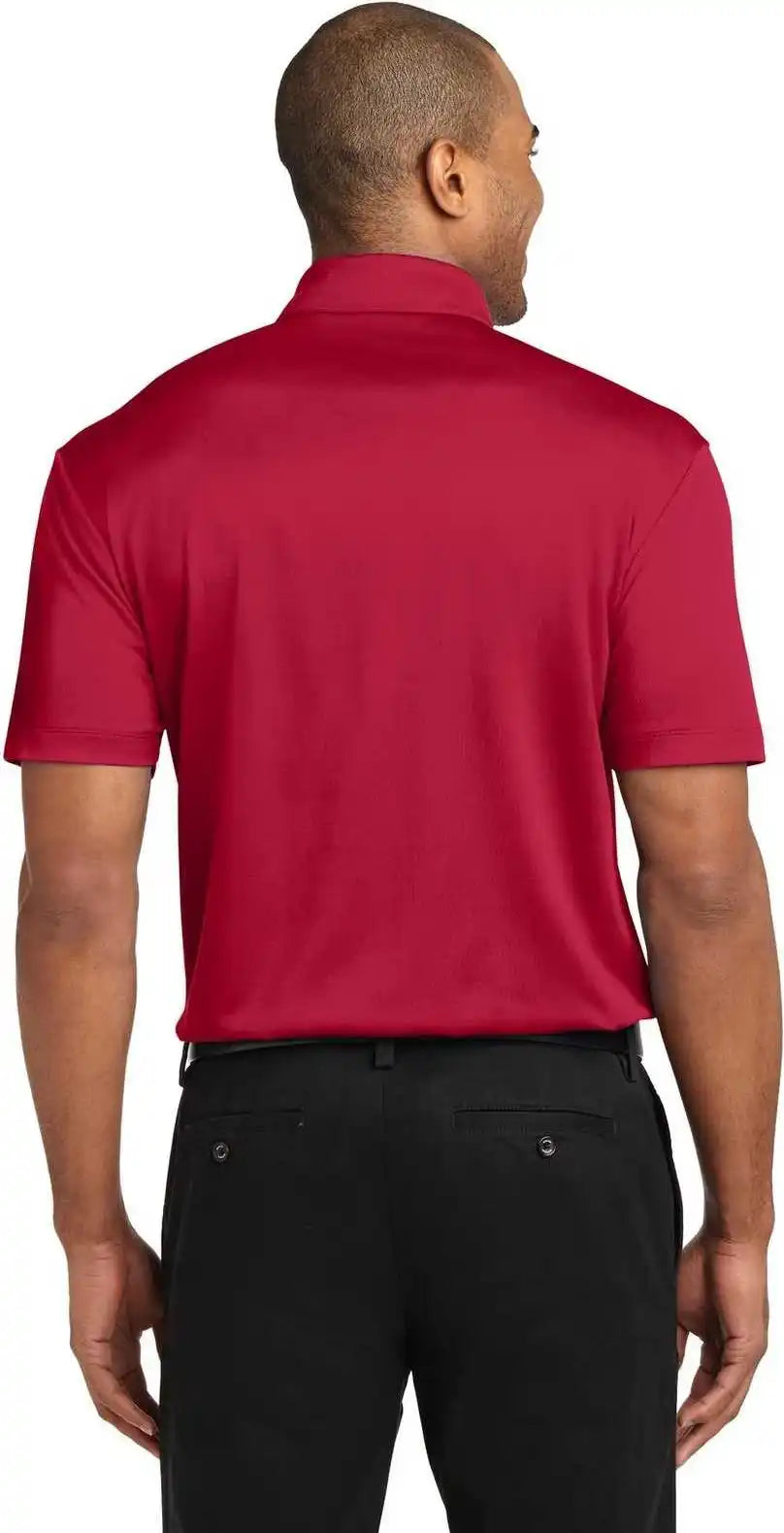 Port Authority K540p Silk Touch Performance Pocket Polo Red
