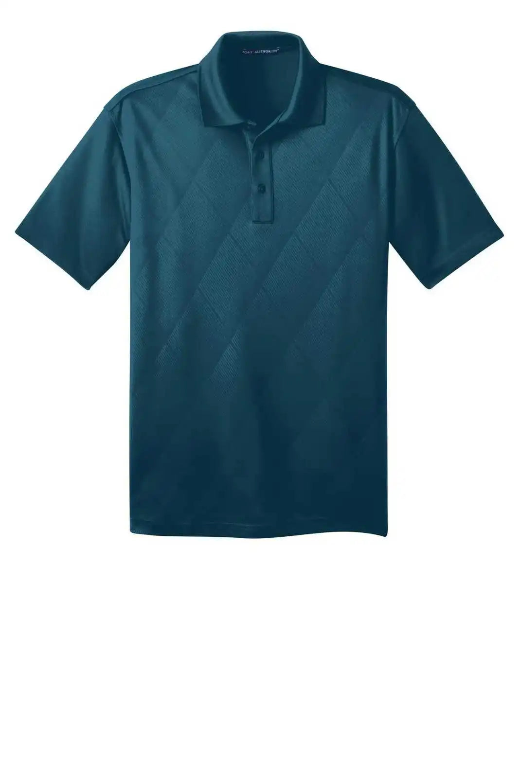 Port Authority K548 Tech Embossed Polo - Poseidon Blue
