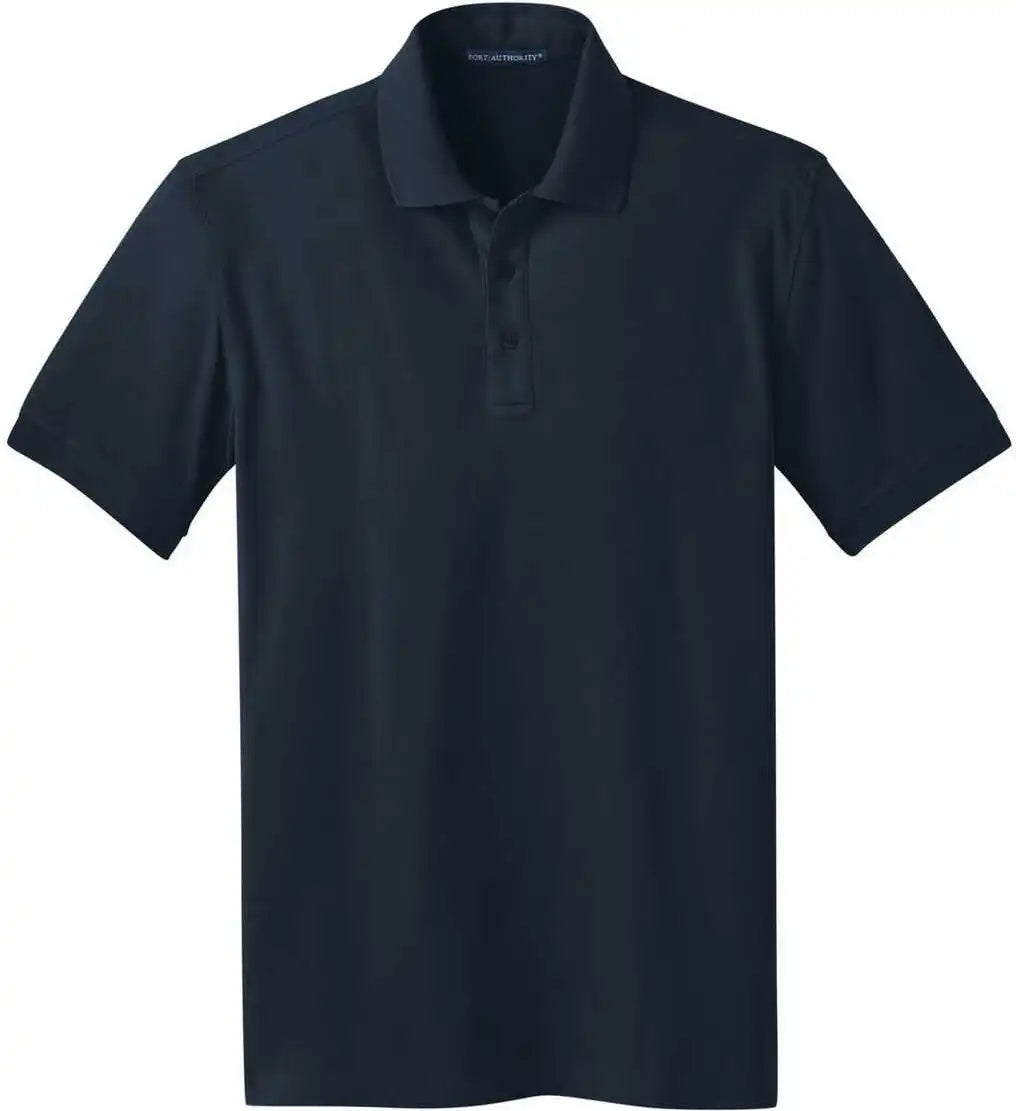 Port Authority K555 Stretch Pique Polo Dress Blue Navy
