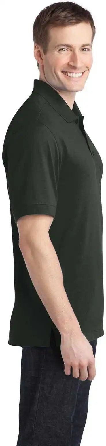 Port Authority K555 Stretch Pique Polo Gray Smoke