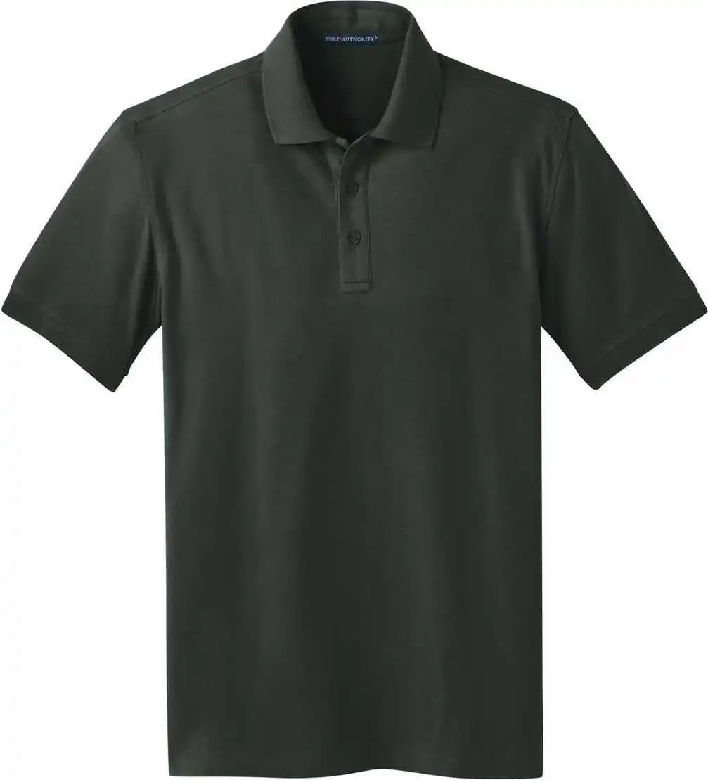 Port Authority K555 Stretch Pique Polo - Grey Smoke