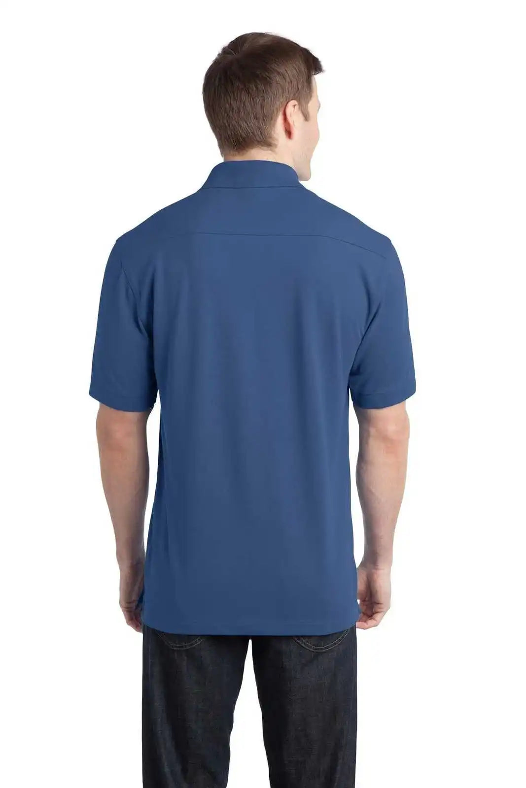 Port Authority K555 Stretch Pique Polo - Moonlight Blue