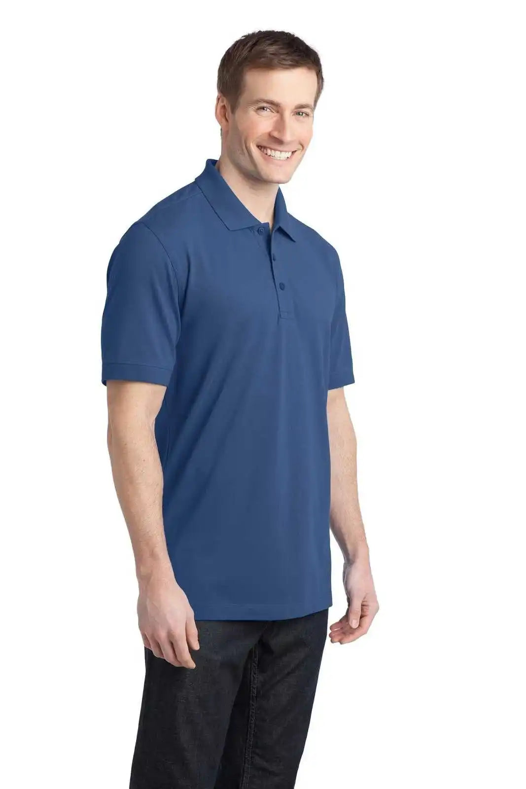 Port Authority K555 Stretch Pique Polo - Moonlight Blue