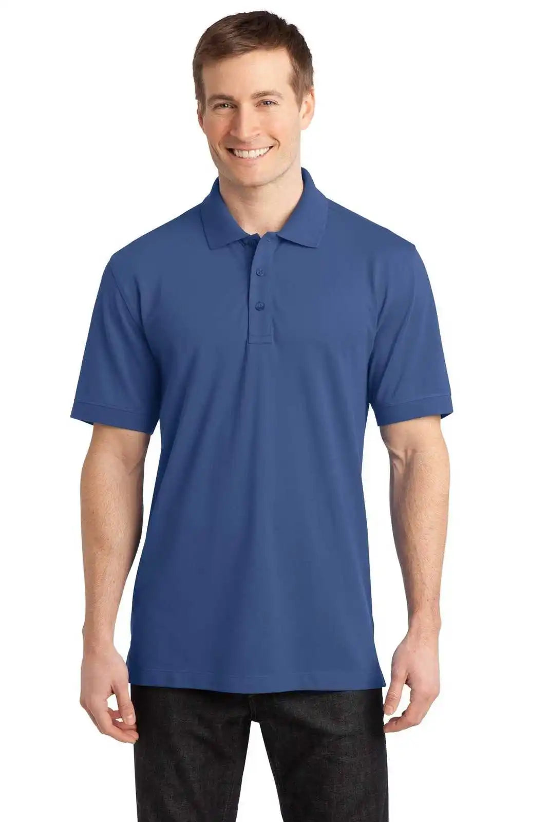 Port Authority K555 Stretch Pique Polo - Moonlight Blue