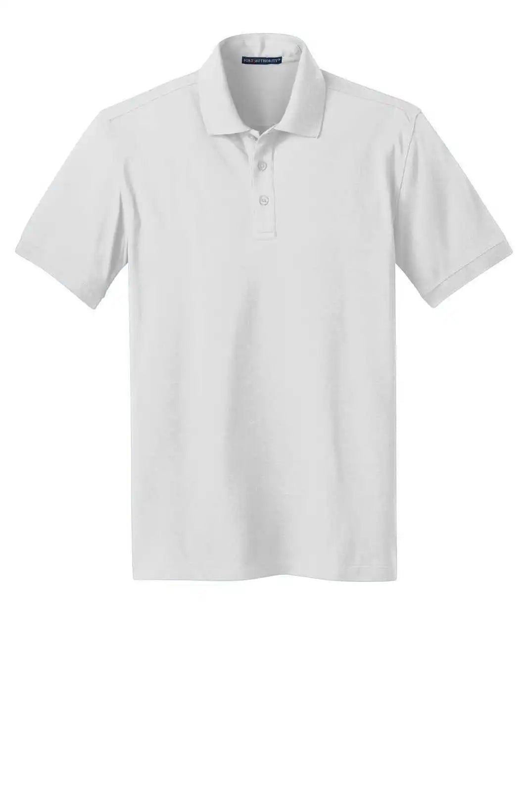 Port Authority K555 Stretch Pique Polo - White