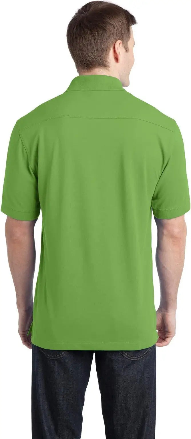 Port Authority K555 Stretch Pique Polo - Wintergreen