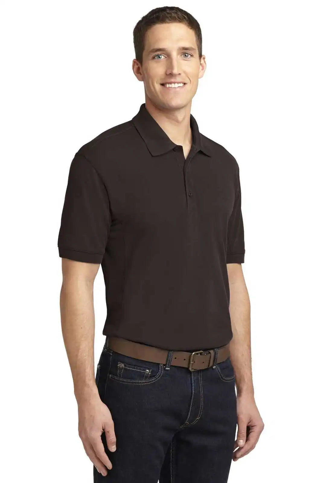 Port Authority K567 5-in-1 Performance Pique Polo - Chocolate Brown - Adult Xs