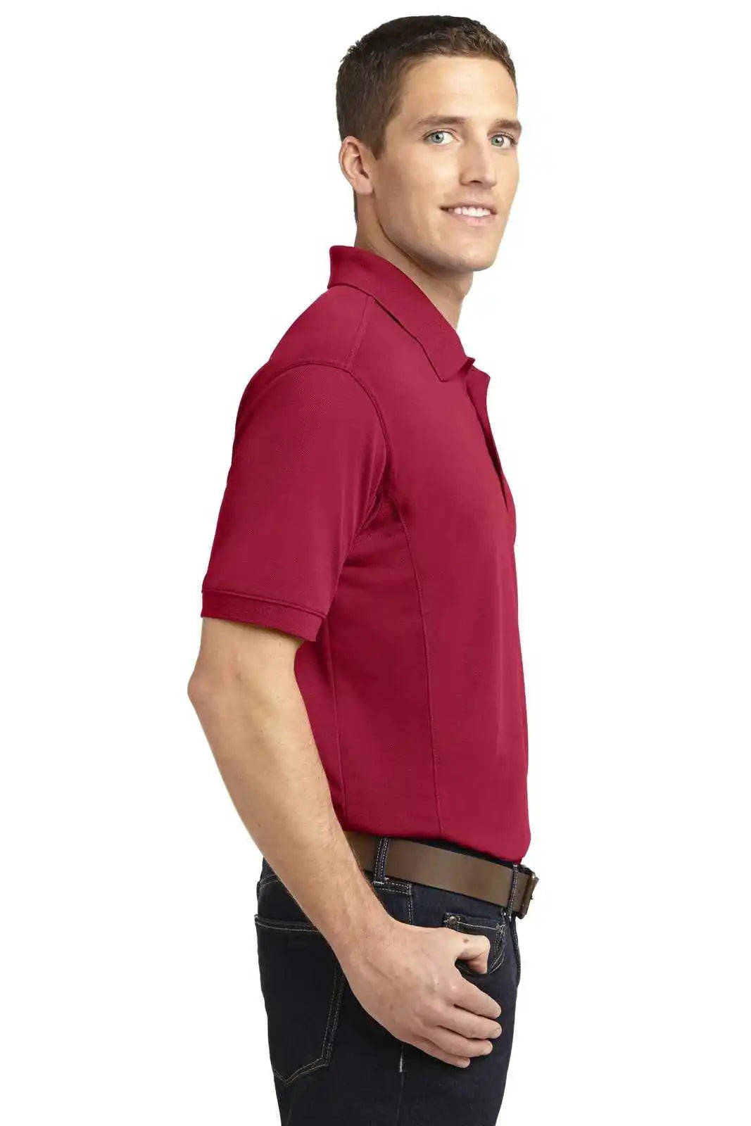Port Authority K567 5-in-1 Performance Pique Polo - Rich Red