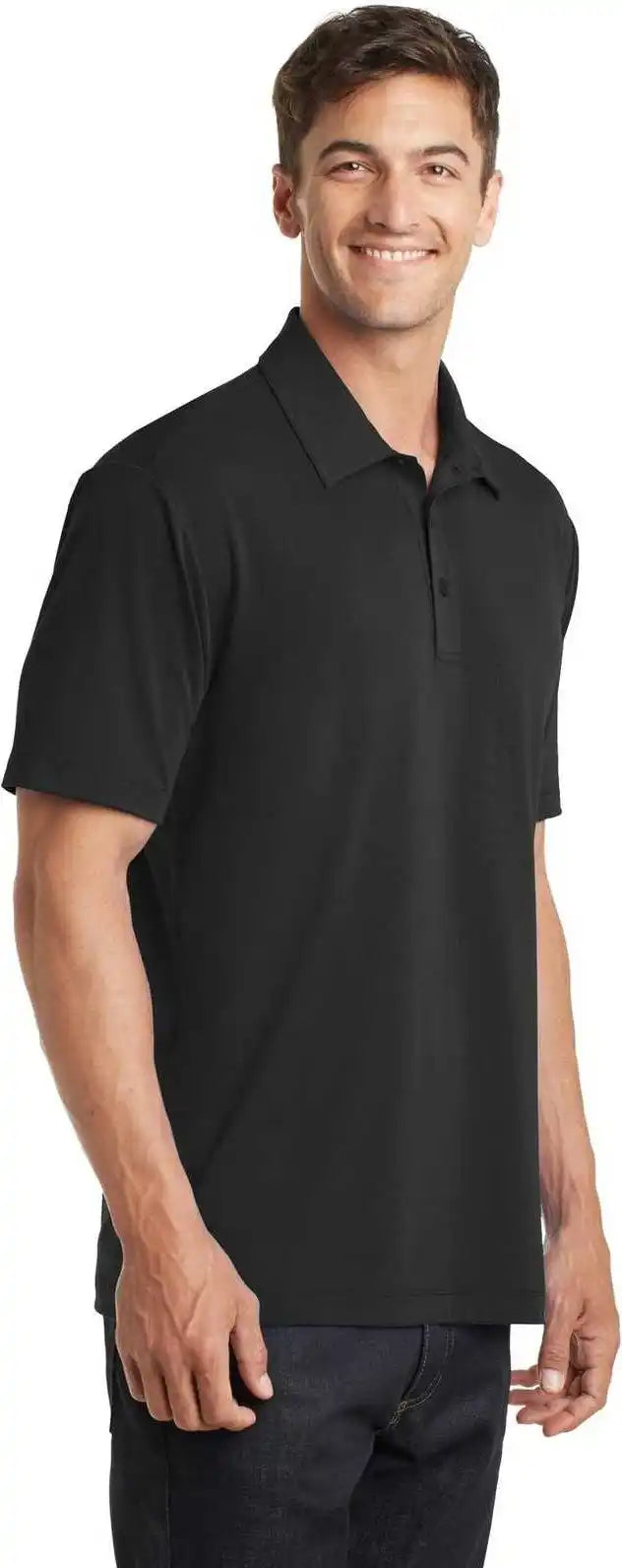 Port Authority K568 Cotton Touch Performance Polo - Black