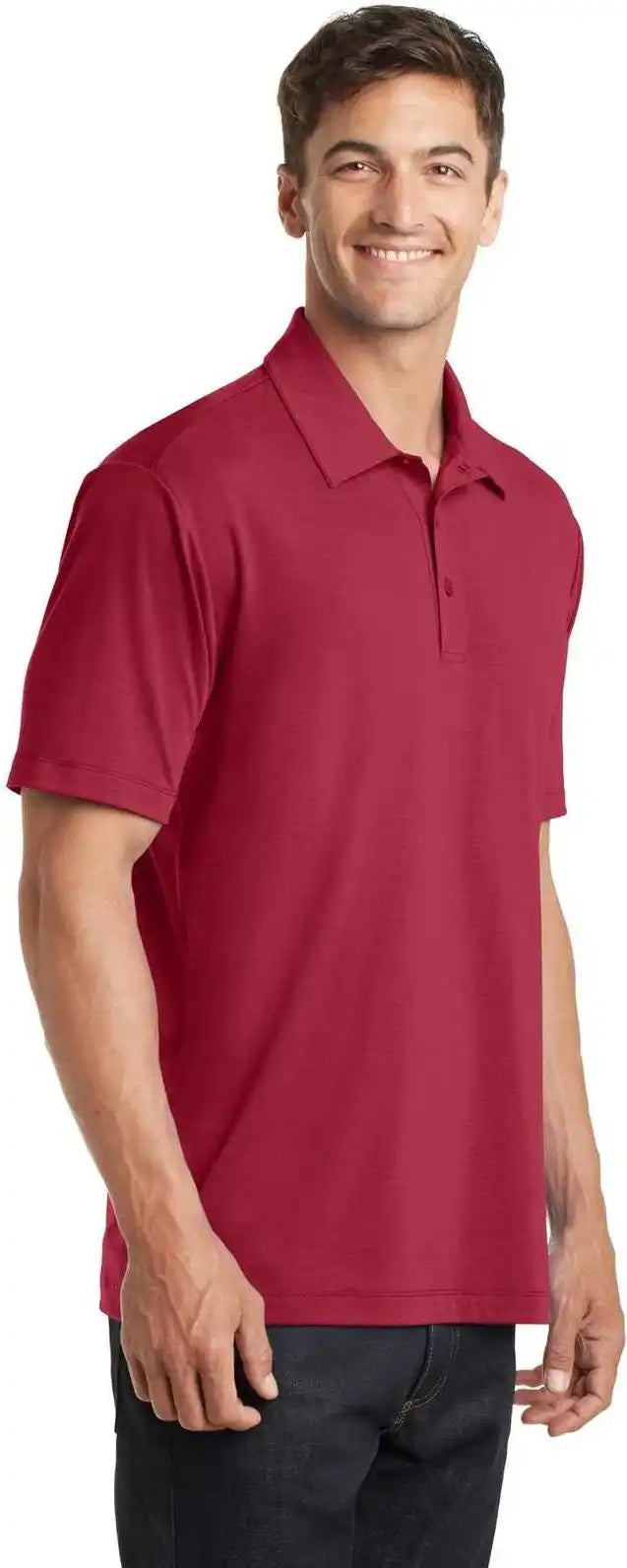 Port Authority K568 Cotton Touch Performance Polo Chili Red