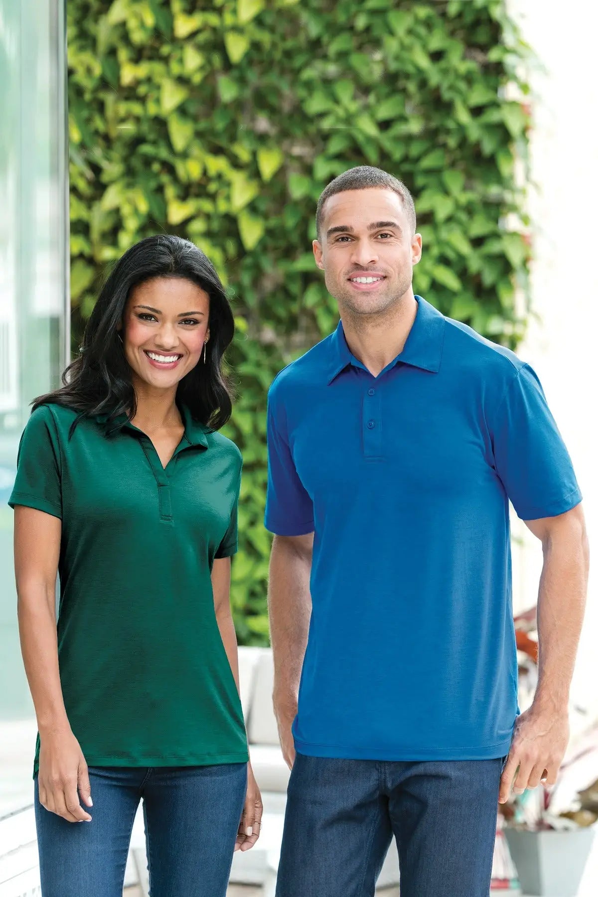 Port Authority K568 Cotton Touch Performance Polo - Frost Gray
