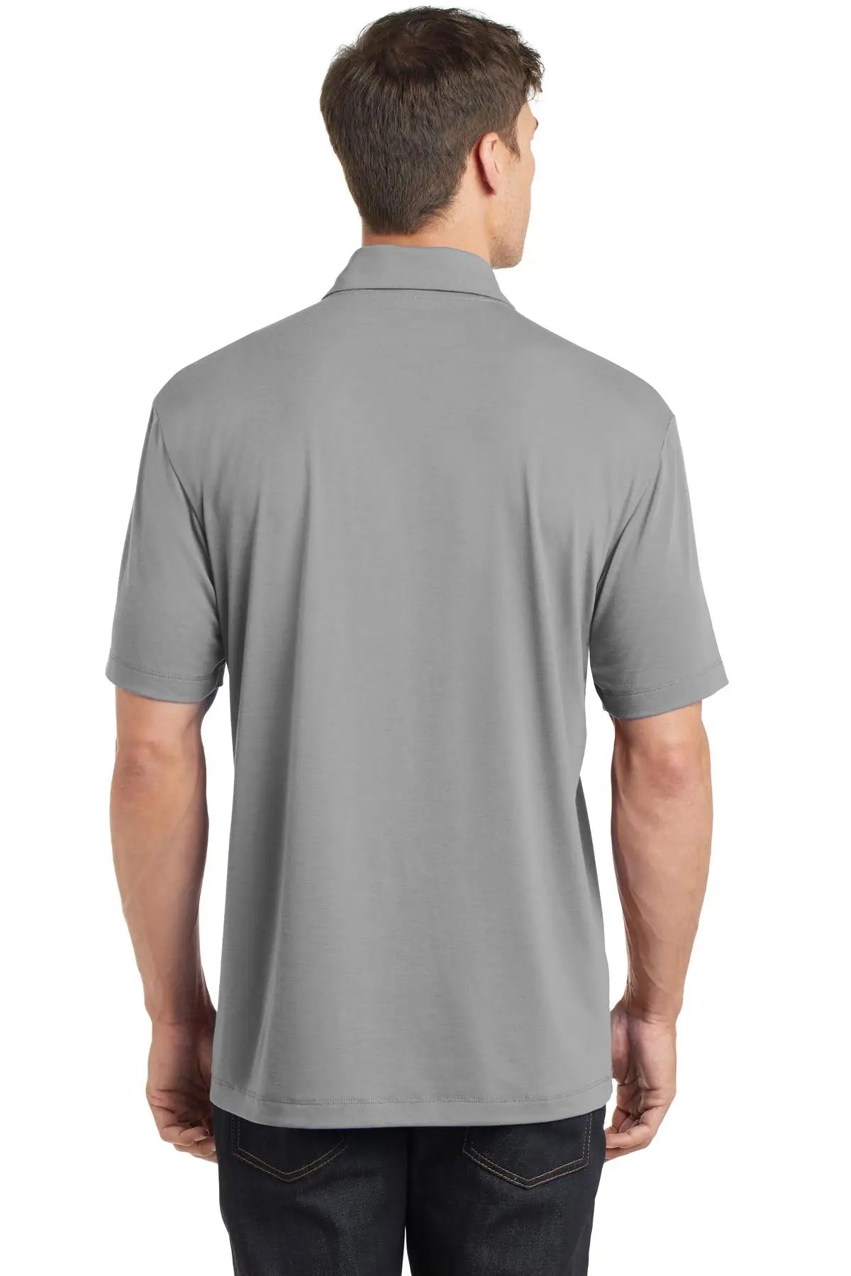 Port Authority K568 Cotton Touch Performance Polo - Frost Gray
