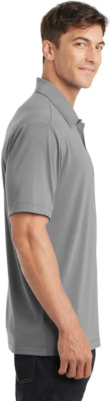 Port Authority K568 Cotton Touch Performance Polo Frost Gray