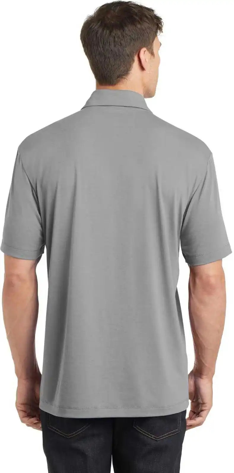 Port Authority K568 Cotton Touch Performance Polo Frost Gray