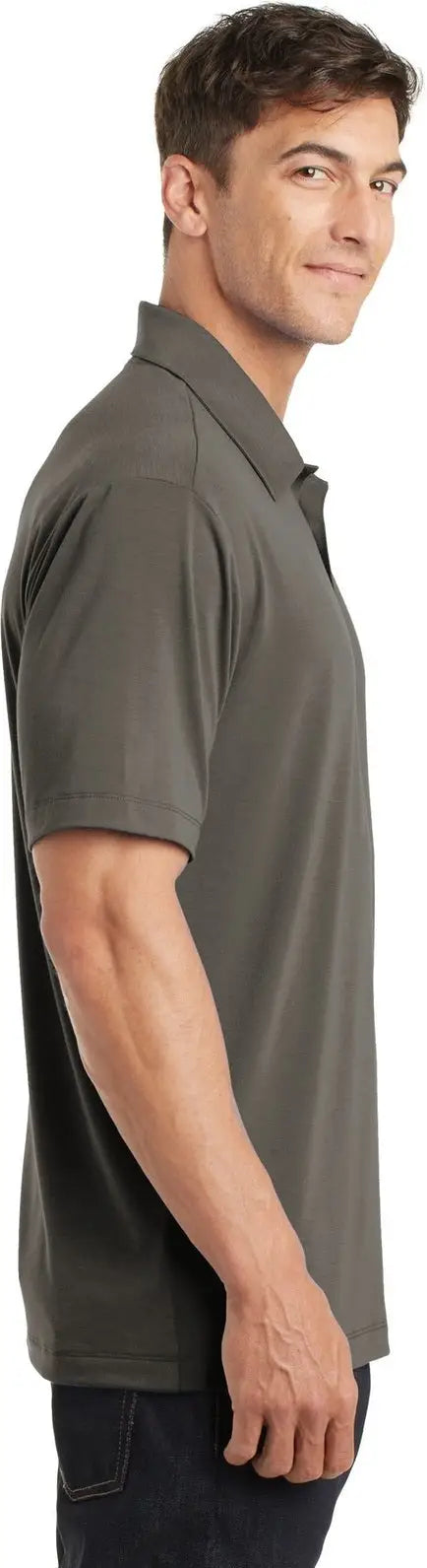 Port Authority K568 Cotton Touch Performance Polo - Gray Smoke
