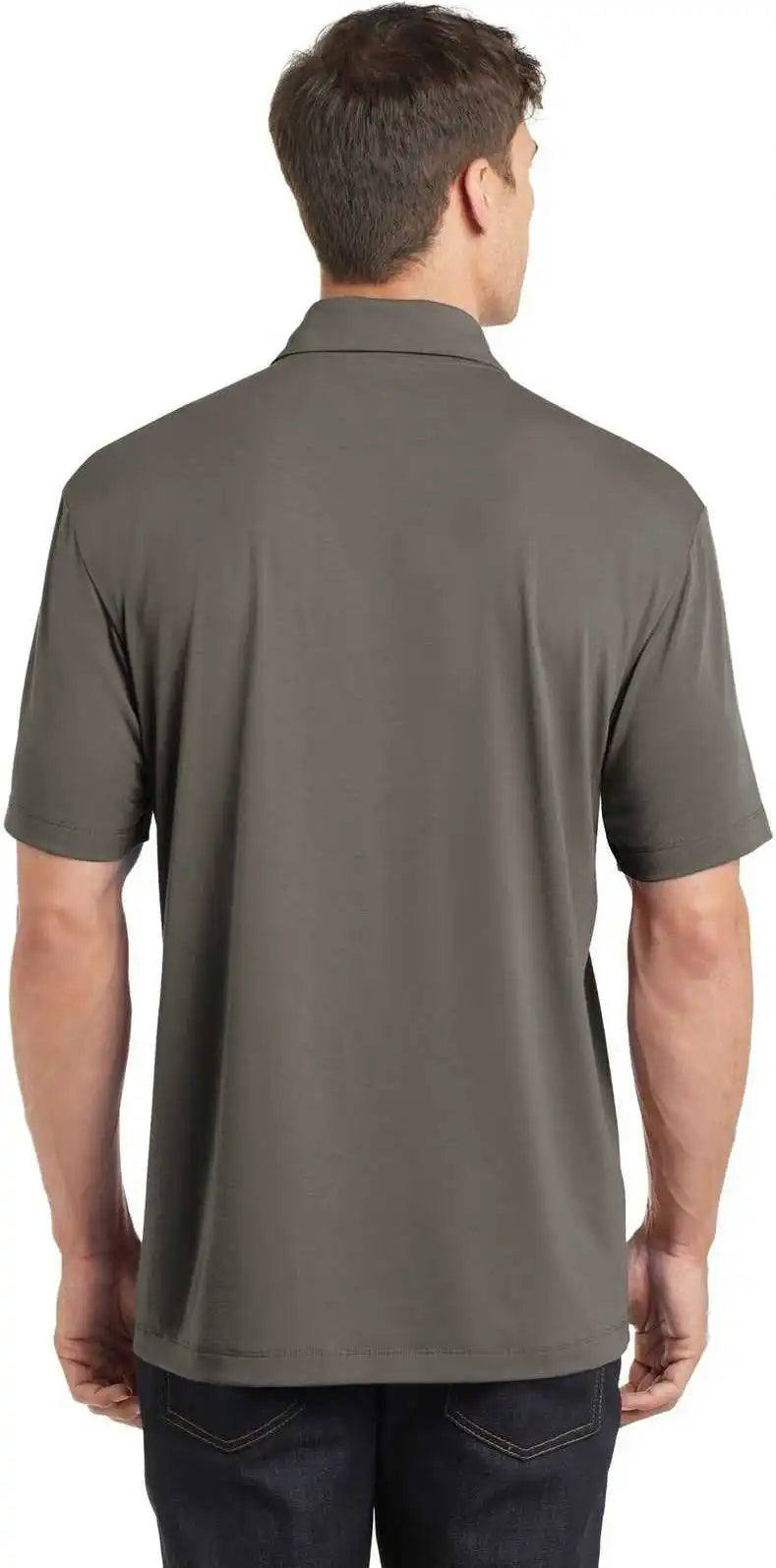 Port Authority K568 Cotton Touch Performance Polo Gray Smoke