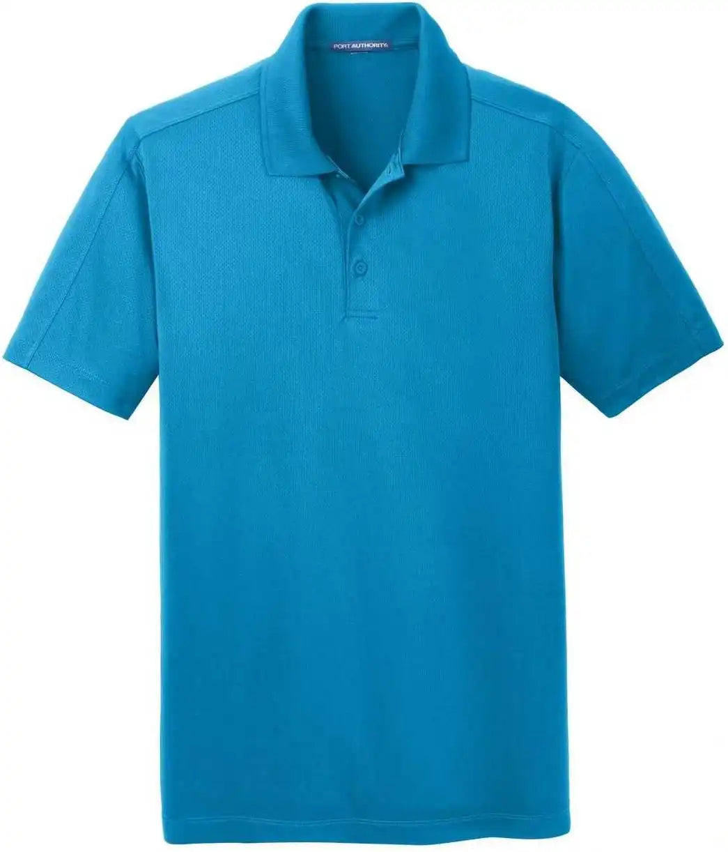 Port Authority K569 Diamond Jacquard Polo - Blue Wake