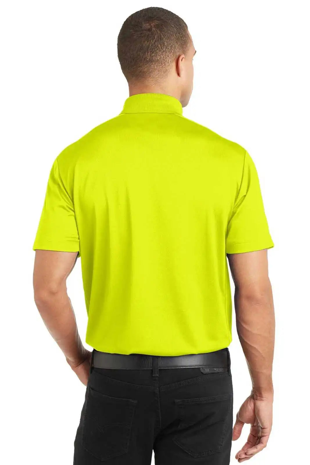 Port Authority K569 Diamond Jacquard Polo - Citron