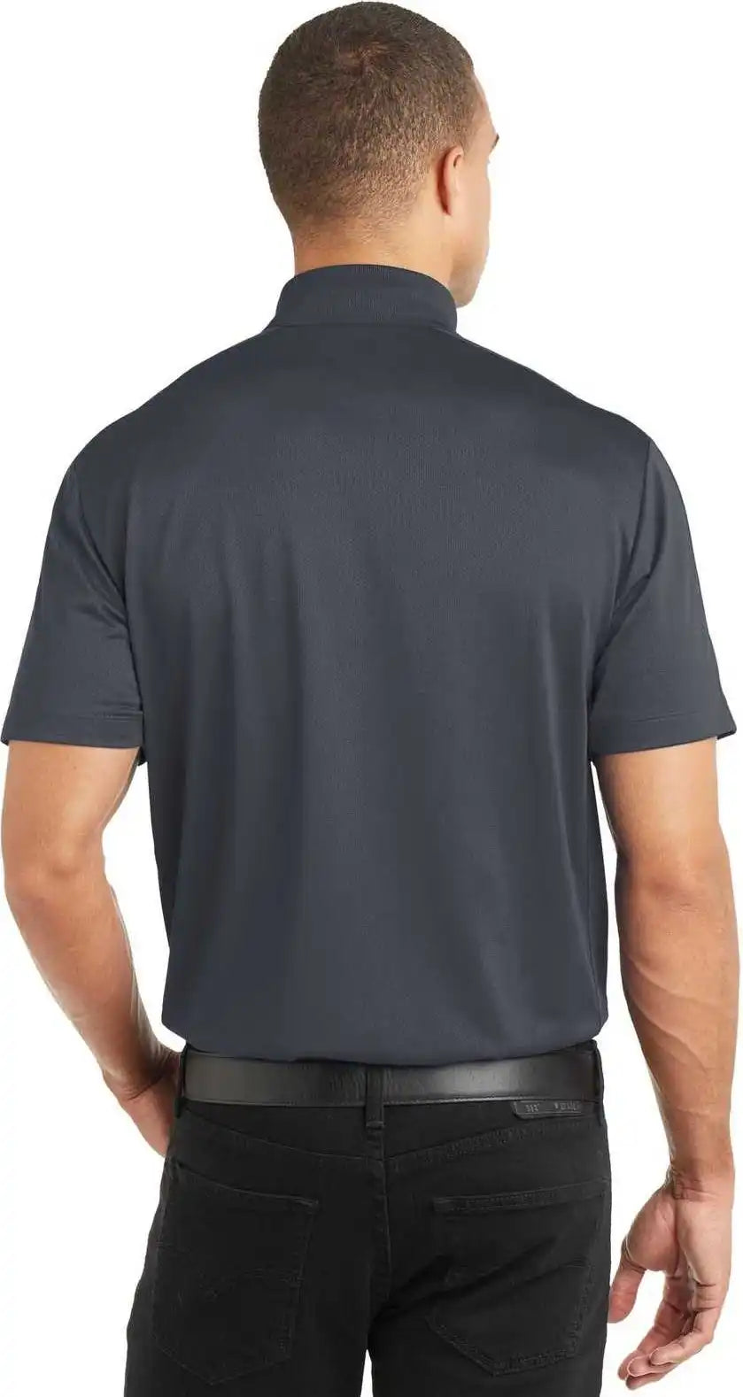 Port Authority K569 Diamond Jacquard Polo Graphite