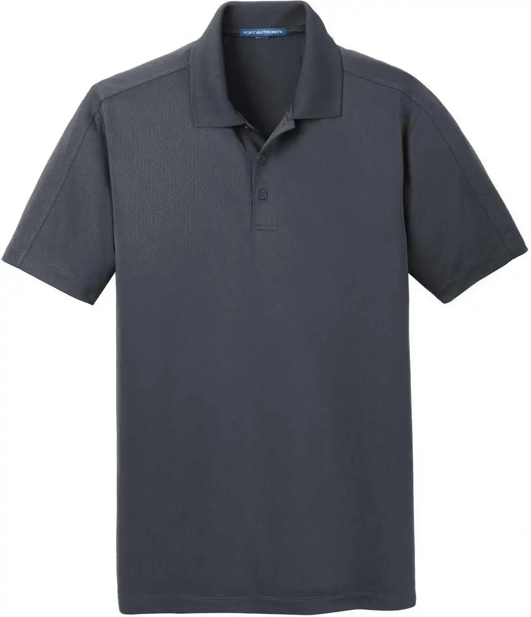 Port Authority K569 Diamond Jacquard Polo Graphite