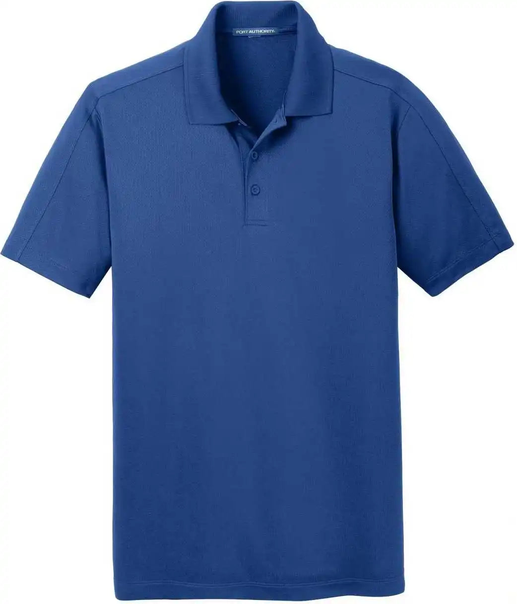 Port Authority K569 Diamond Jacquard Polo True Blue