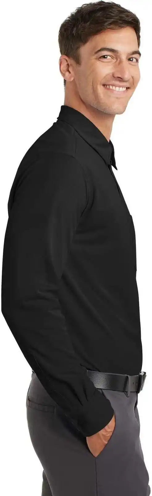 Port Authority K570 Dimension Knit Dress Shirt Black