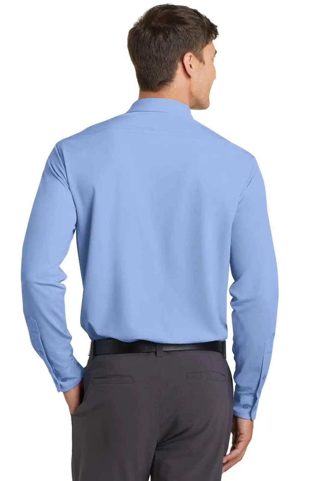 Port Authority K570 Dimension Knit Dress Shirt - Blue