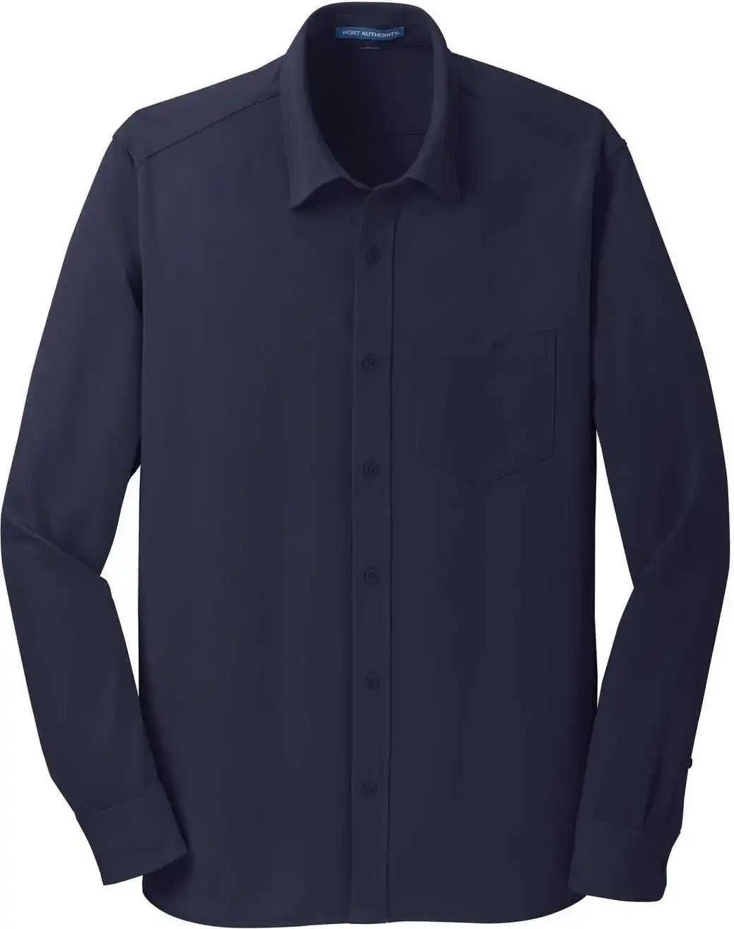 Port Authority K570 Dimension Knit Dress Shirt Dark Navy