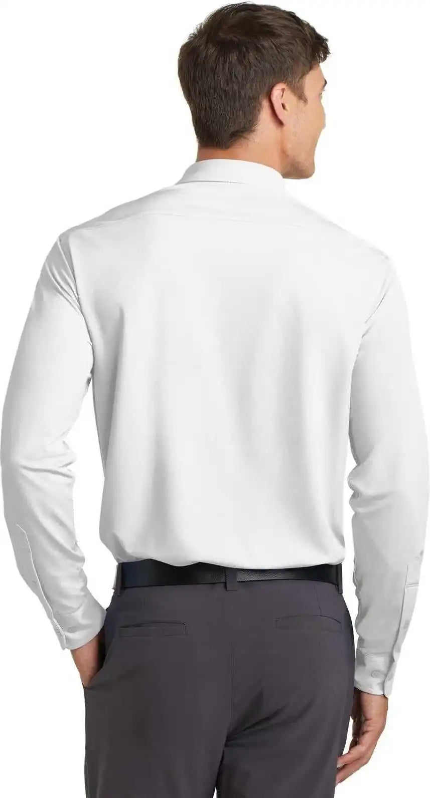 Port Authority K570 Dimension Knit Dress Shirt - White