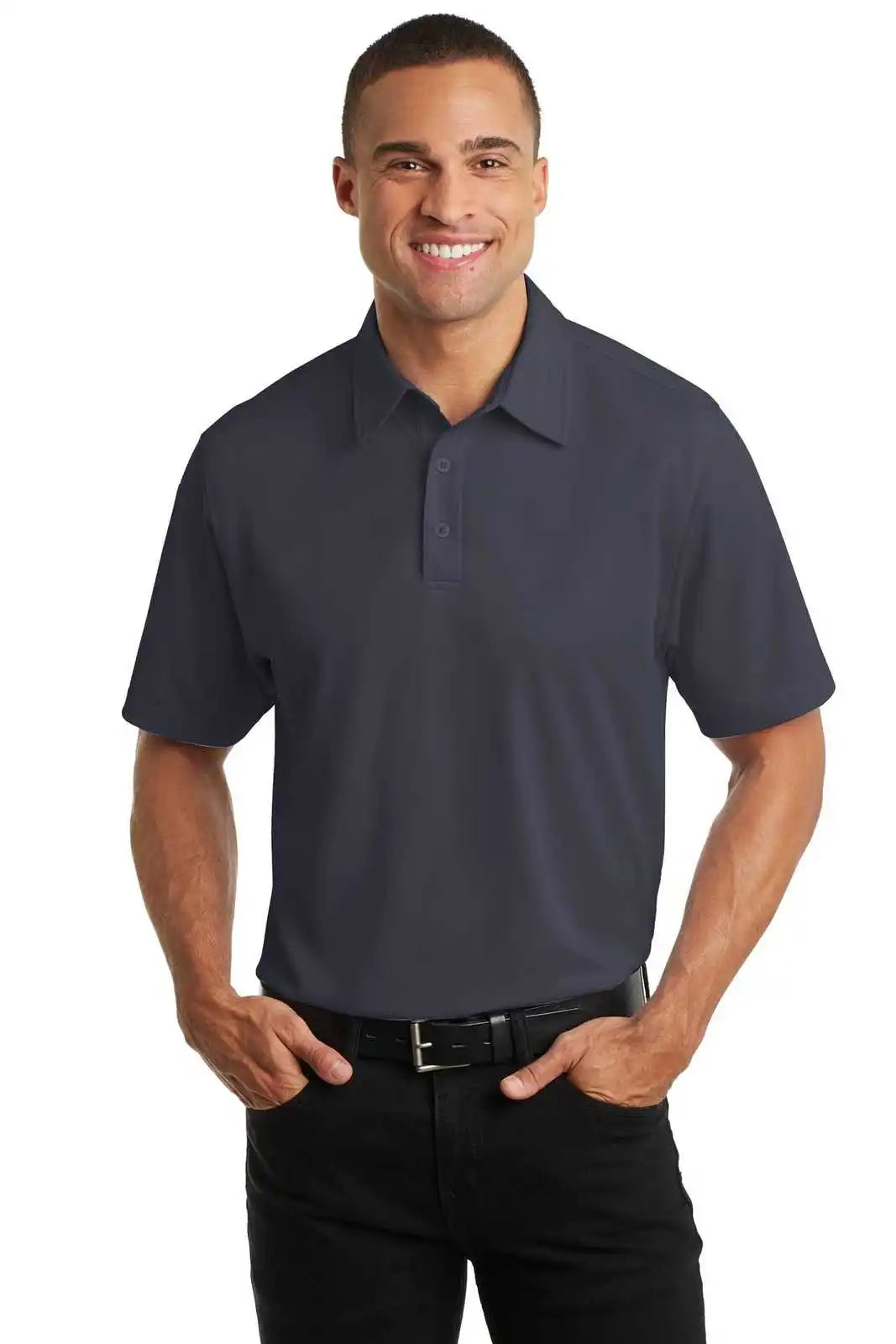 Port Authority K571 Dimension Polo - Battleship Gray